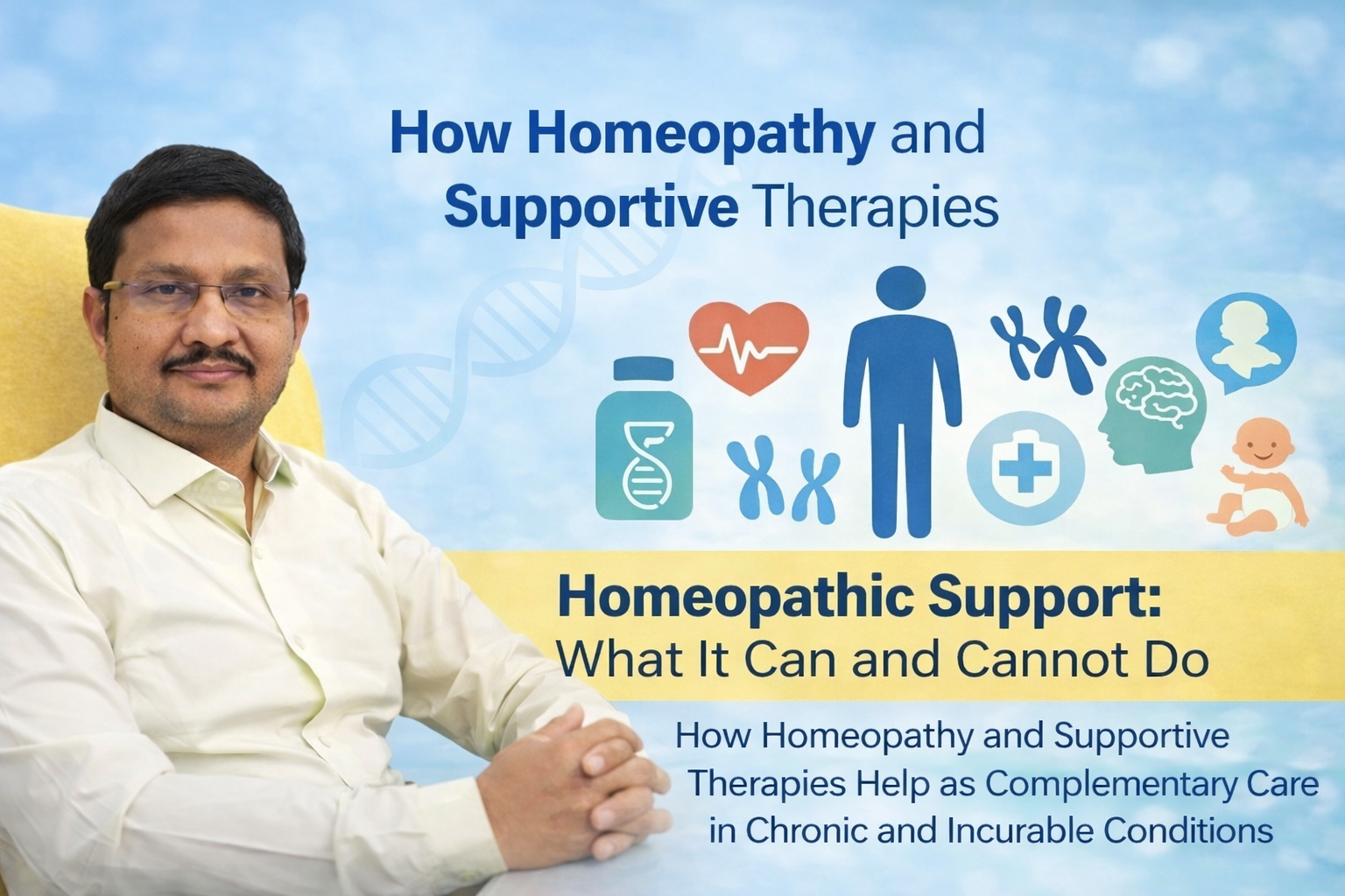 How Homeopathy and Supportive Therapies Help as Complementary Care in Chronic and Incurable Conditions